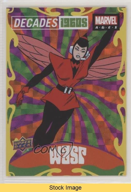2020 Upper Deck Marvel Ages Decades 1960's The Wasp Wasp #D6-9 READ 0e3