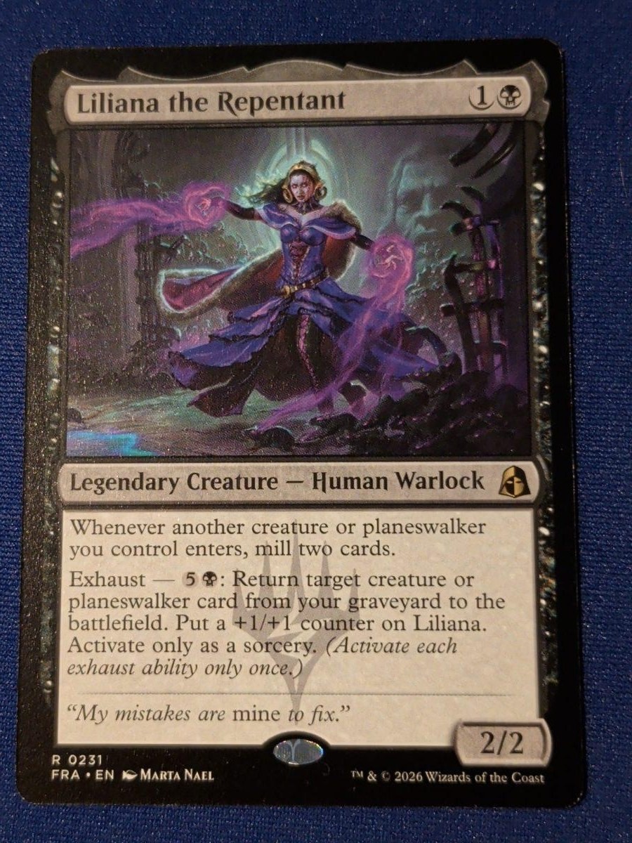 Liliana la Frattura della Realtà Pentita #231 NM MTG