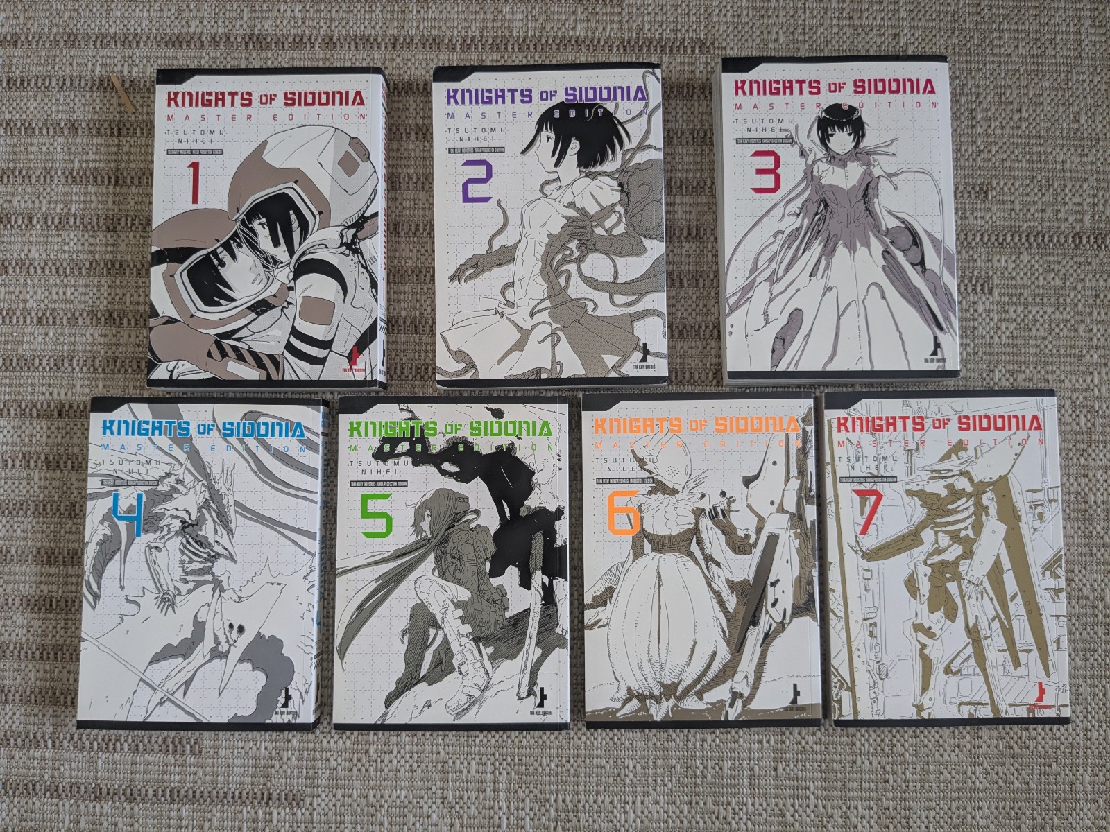 Cavalieri di Sidonia Manga Master Edition Volumi 1-7 Inglese Completo Verticale