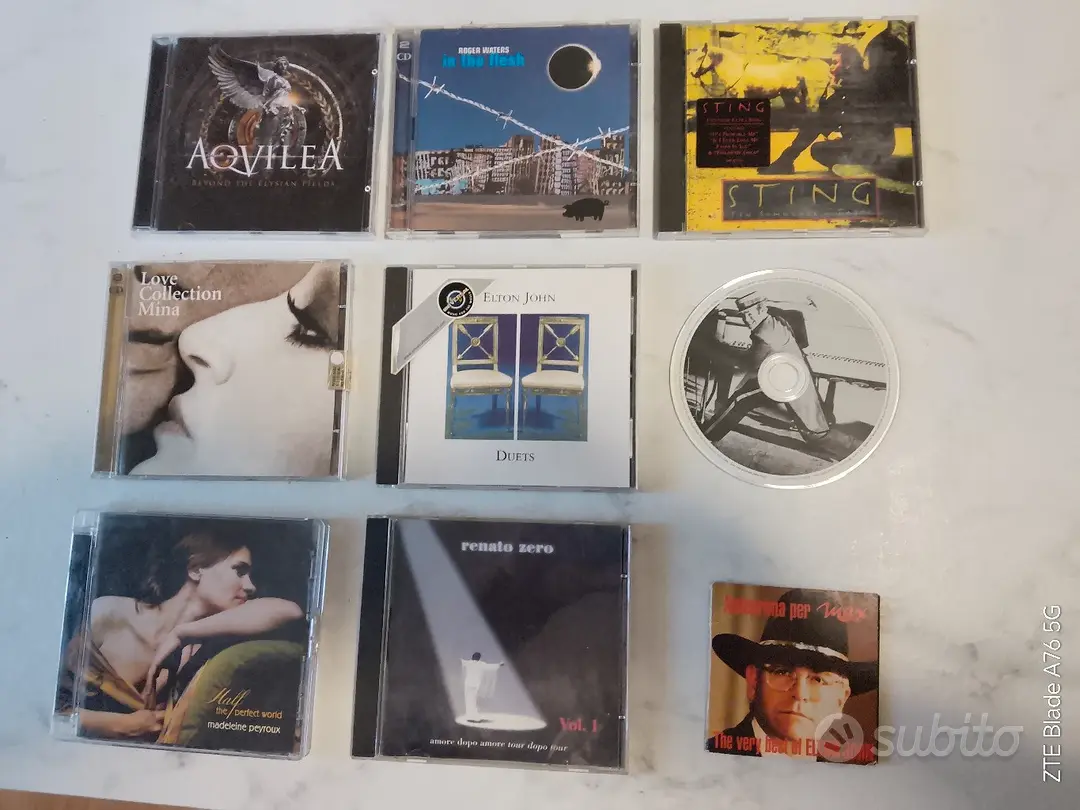 CD originali, vari generi musicali