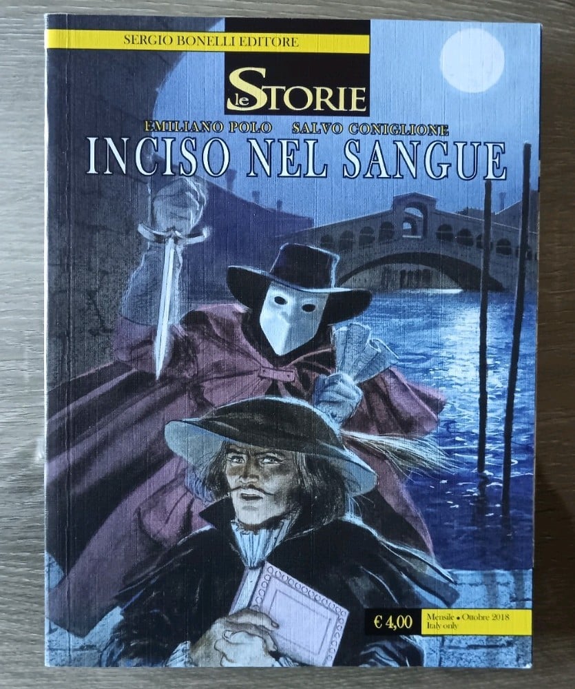 FUMETTO LE STORIE BONELLI 73 INCISO NEL SANGUE STORIA COMPLETA ANNO 2018 POLO