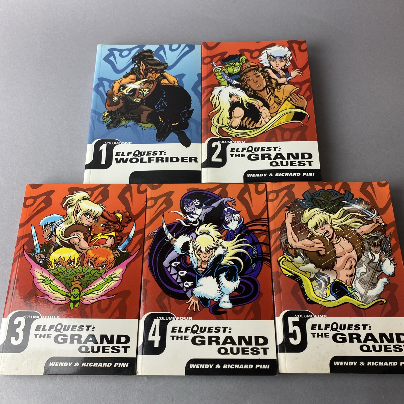 ElfQuest: The Grand Quest Volumi 1-5 Wolfrider Manga Wendy Pini DC