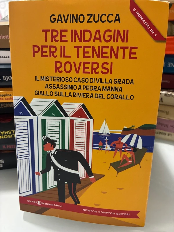 Libro giallo “Tre indagini per il tenente Roversi” Gavino Zucca