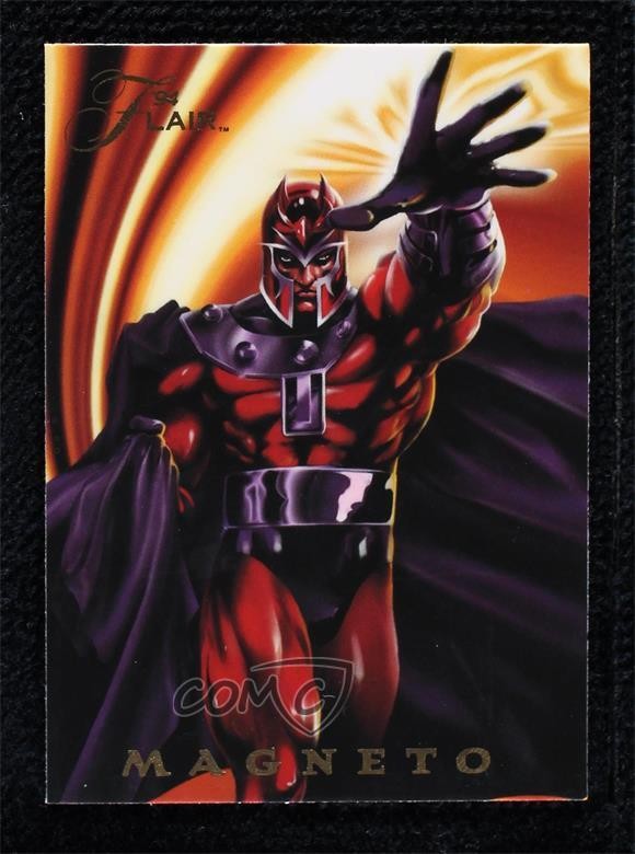 1994 Flair Marvel Power Blast Magneto #4 cj4