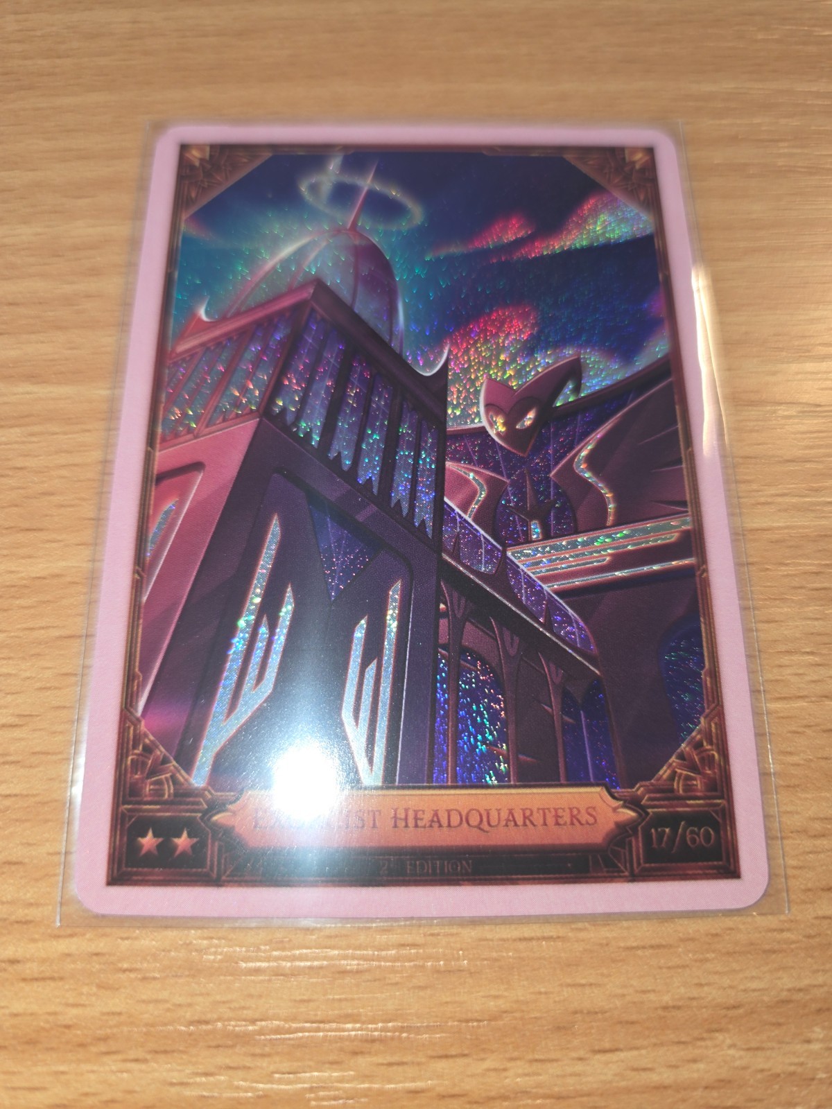 Exorcist Headquarters 17/60 FOIL Uncommon 2nd Ed S2 Hazbin Hotel Trading Card