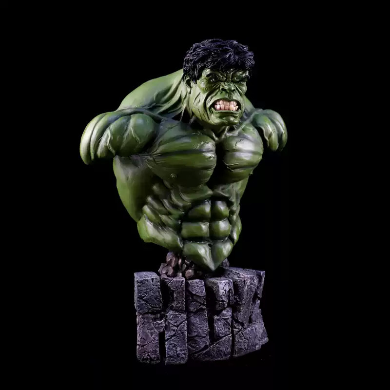 Marvel Hulk Busto 30 cm Resina Statua Avengers Personaggio da Collezione Decorazione Regalo Nuovo