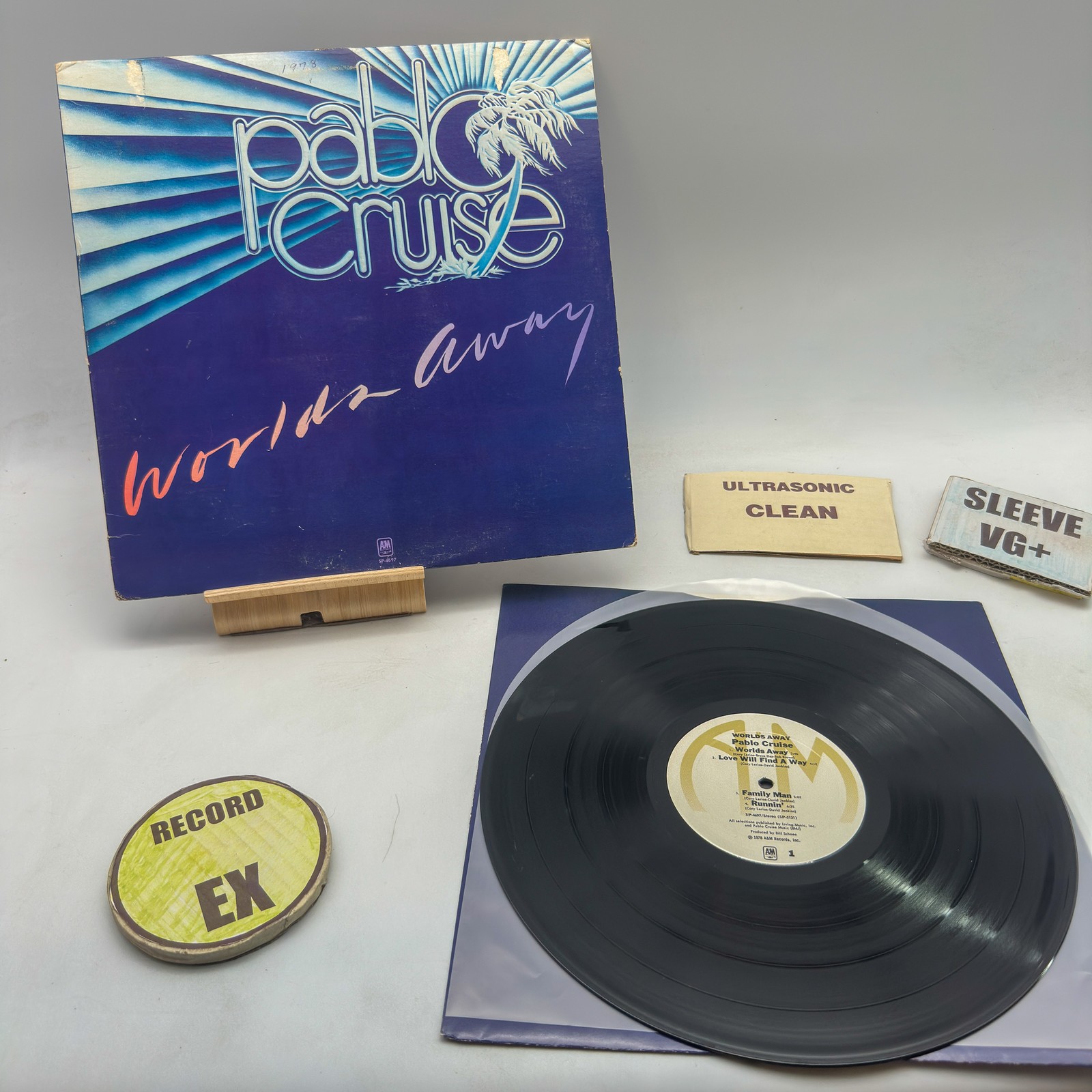 Pablo Cruise- Worlds Away EX/VG+ Ultrasonic Clean 1978