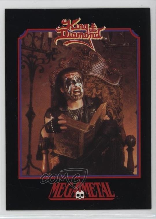 1991 Impel Mega Metal King Diamond #68 0kb5