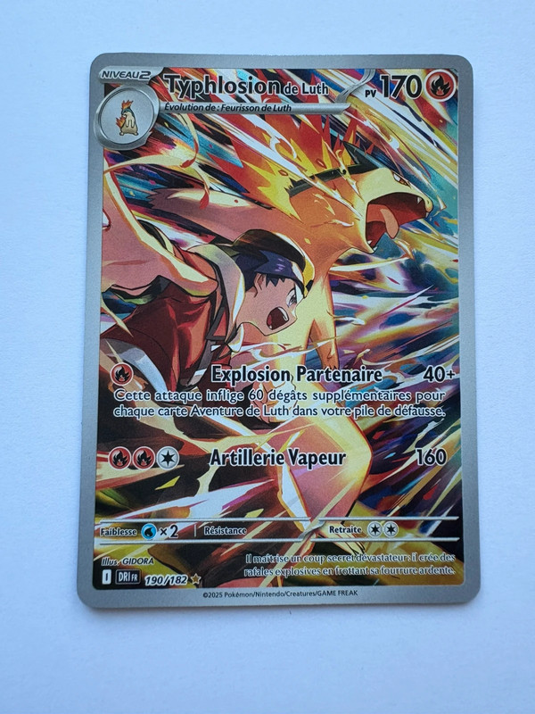 Carte Pokémon Typhlosion de Luth AR FR   190/182 EV10 rivalités destinées