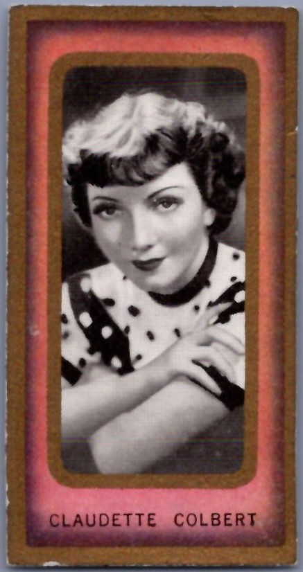 1938 Carreras Film Favorites - Claudette Colbert #16