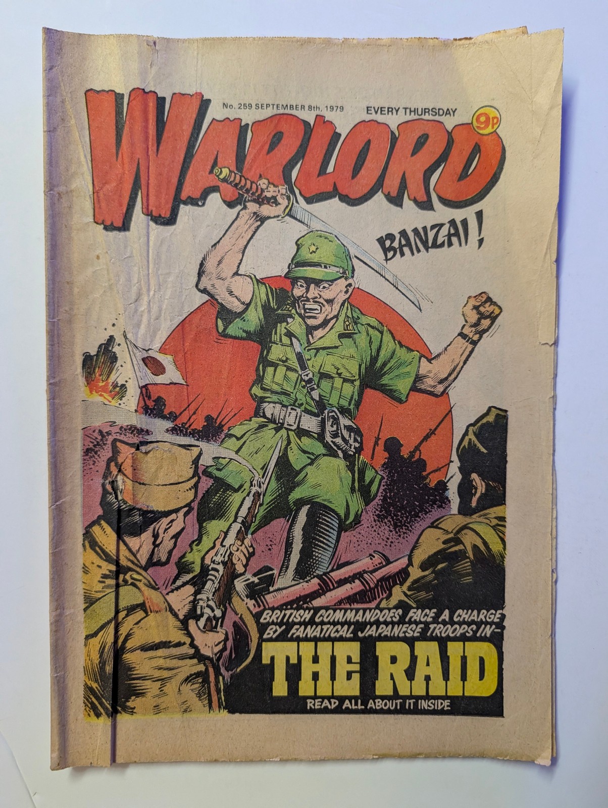 Warlord Comic No 259, September 8th 1979.