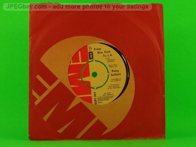 GALLANT,PATSY FROM NEW YORK TO L.A. (137) 7" EMI
