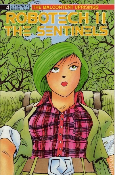 Robotech 2 Le Sentinelle Le Rivolte Malcontent #4 FN 1989 Immagine Stock
