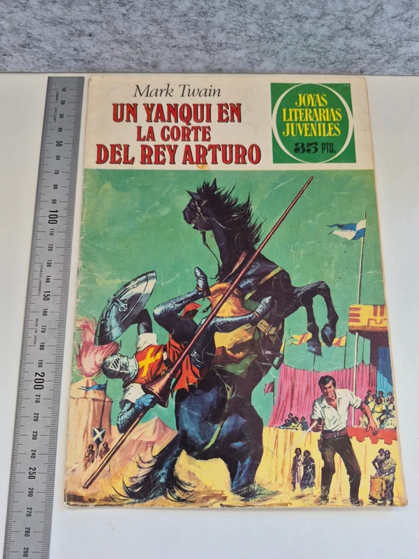 Cómic Joyas Literarias Juveniles 5. Mark Twain. Un yanqui en la corte del rey arturo