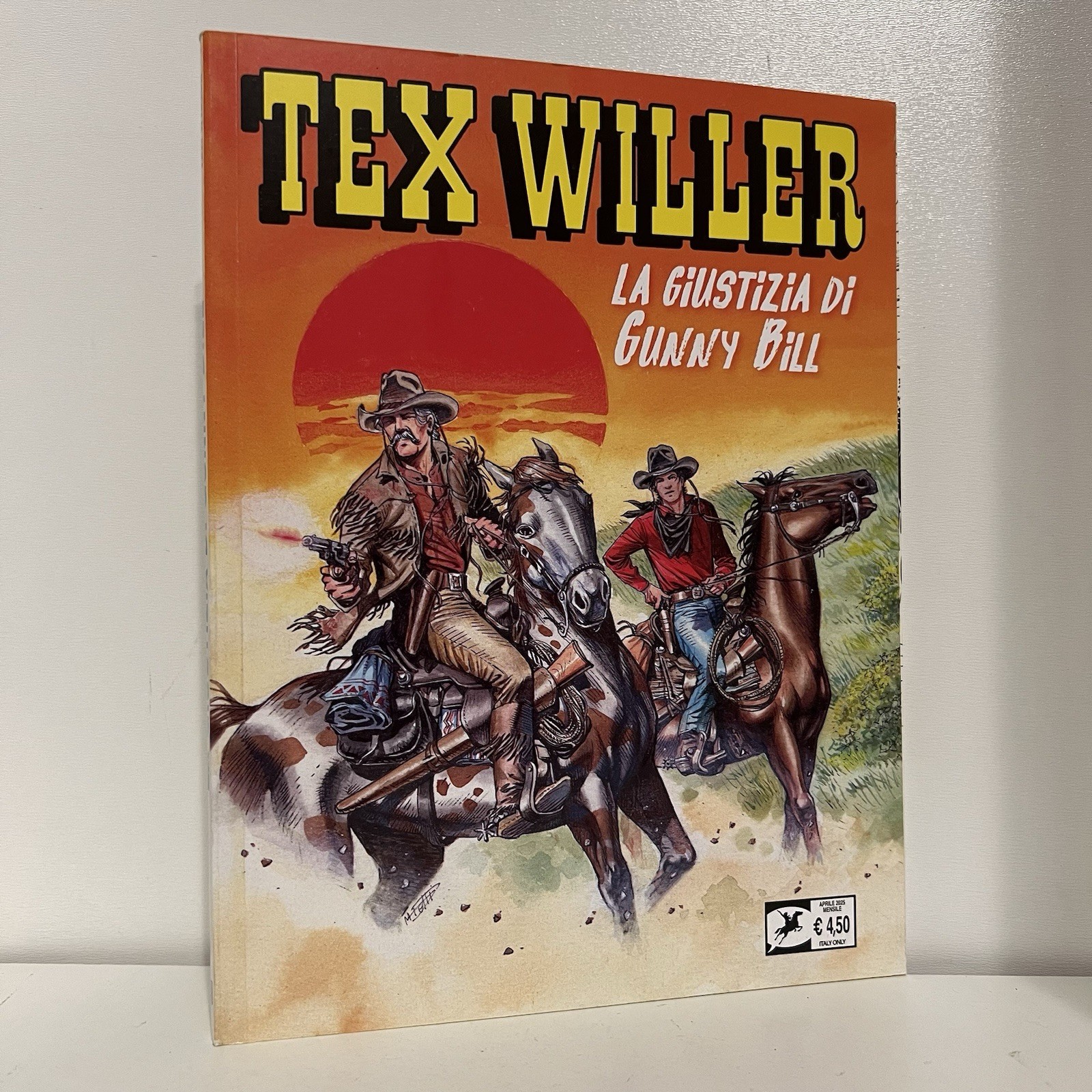 TEX WILLER 78 LA GIUSTIZIA DI GUNNY BILL FUMETTI SBE BONELLI APRILE 2025 GIOVANE