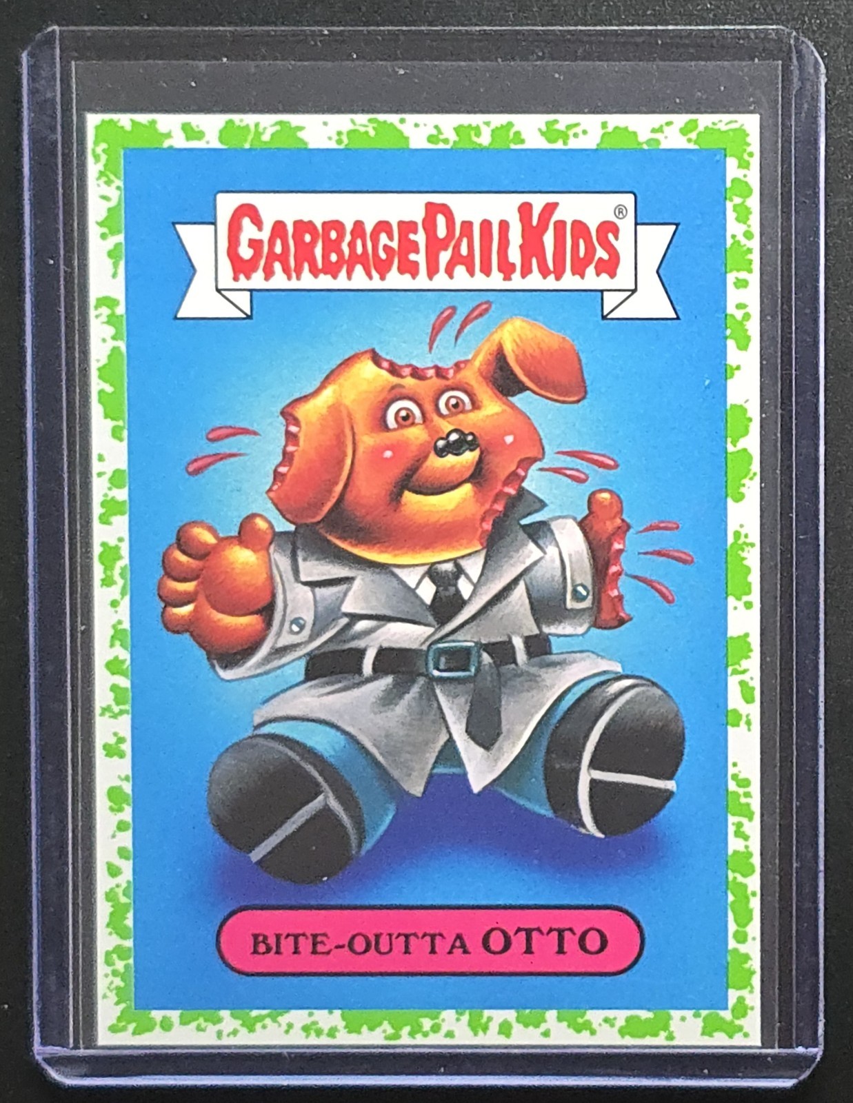 2018 Garbage Pail Kids 80s TV Shows & Ads Bite-Outta Otto 8b - Green