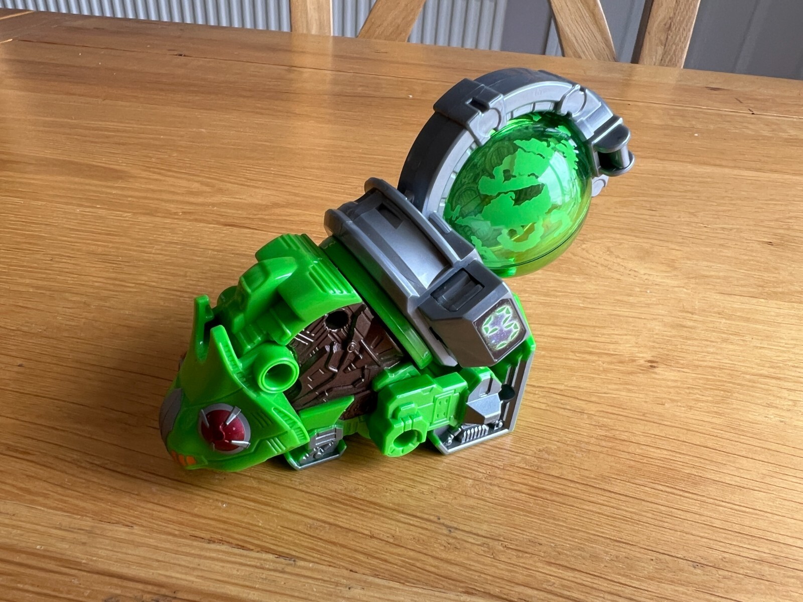 Power Ranger Furia Cosmica Kyuranger Giapponese Verde Camaleonte Zord Megazord