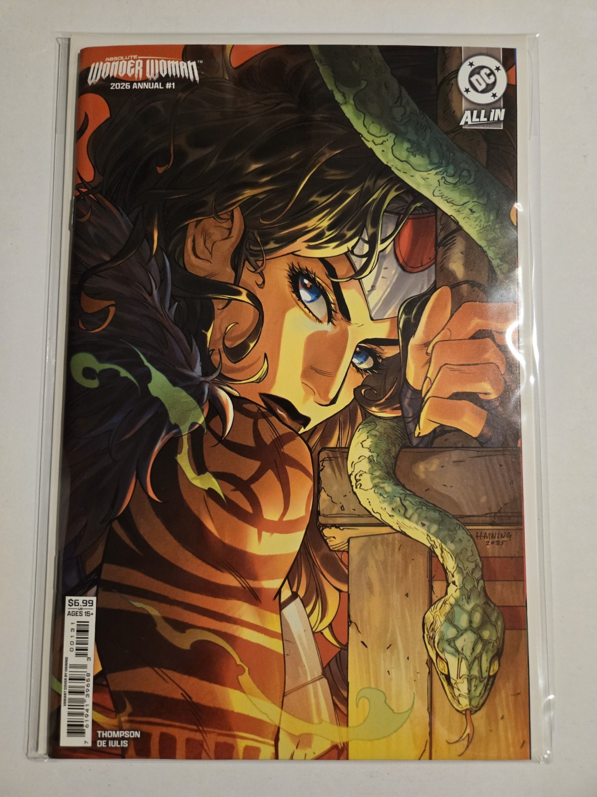 2026 DC Comics Absolute Wonder Woman annuale #1 CVR C Haining prima stampa