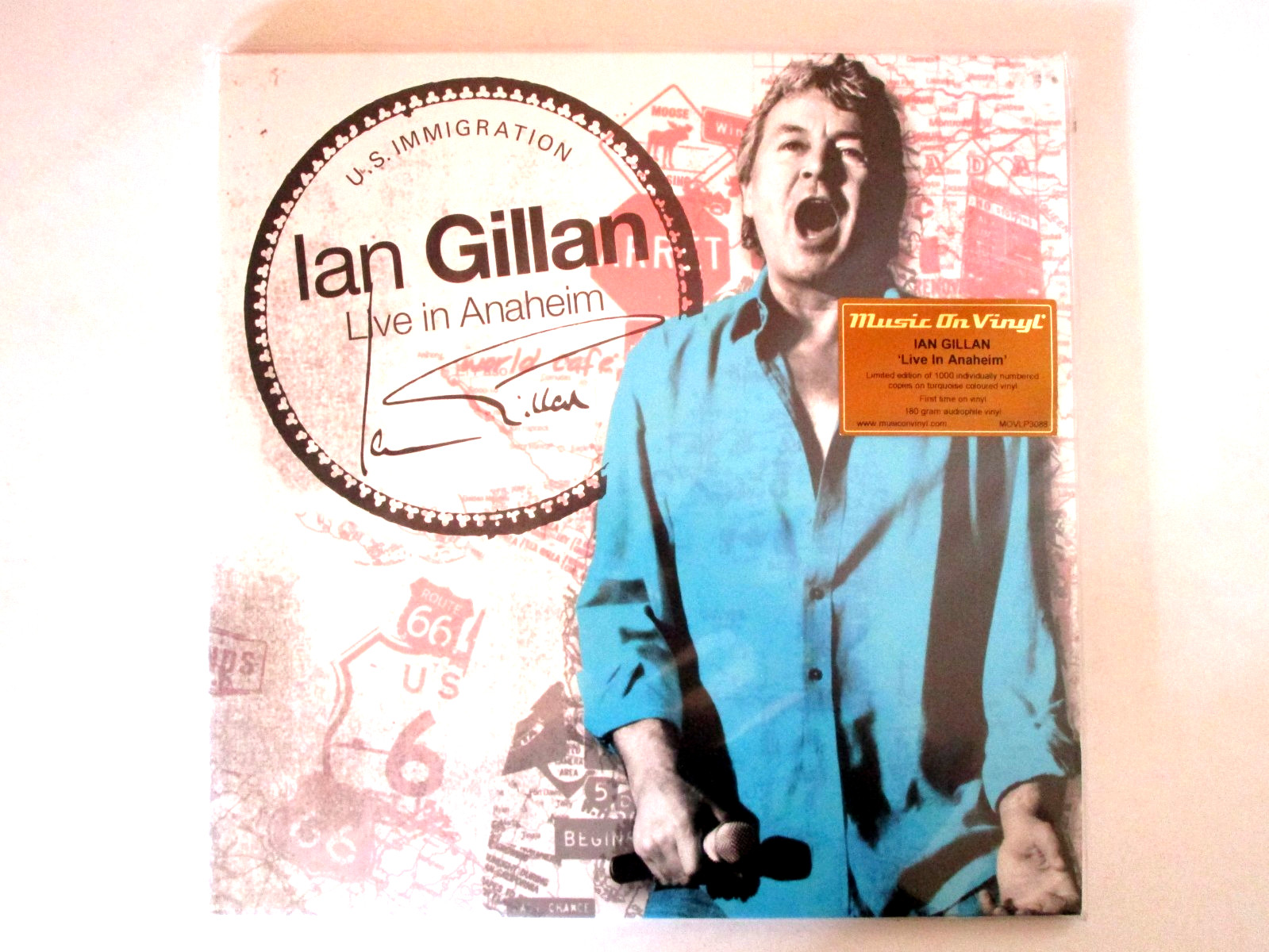 IAN GILLAN LIVE IN ANAHEIM LP IMPORT 180 GRAM COLORED (2) VINYL #NUMBERED