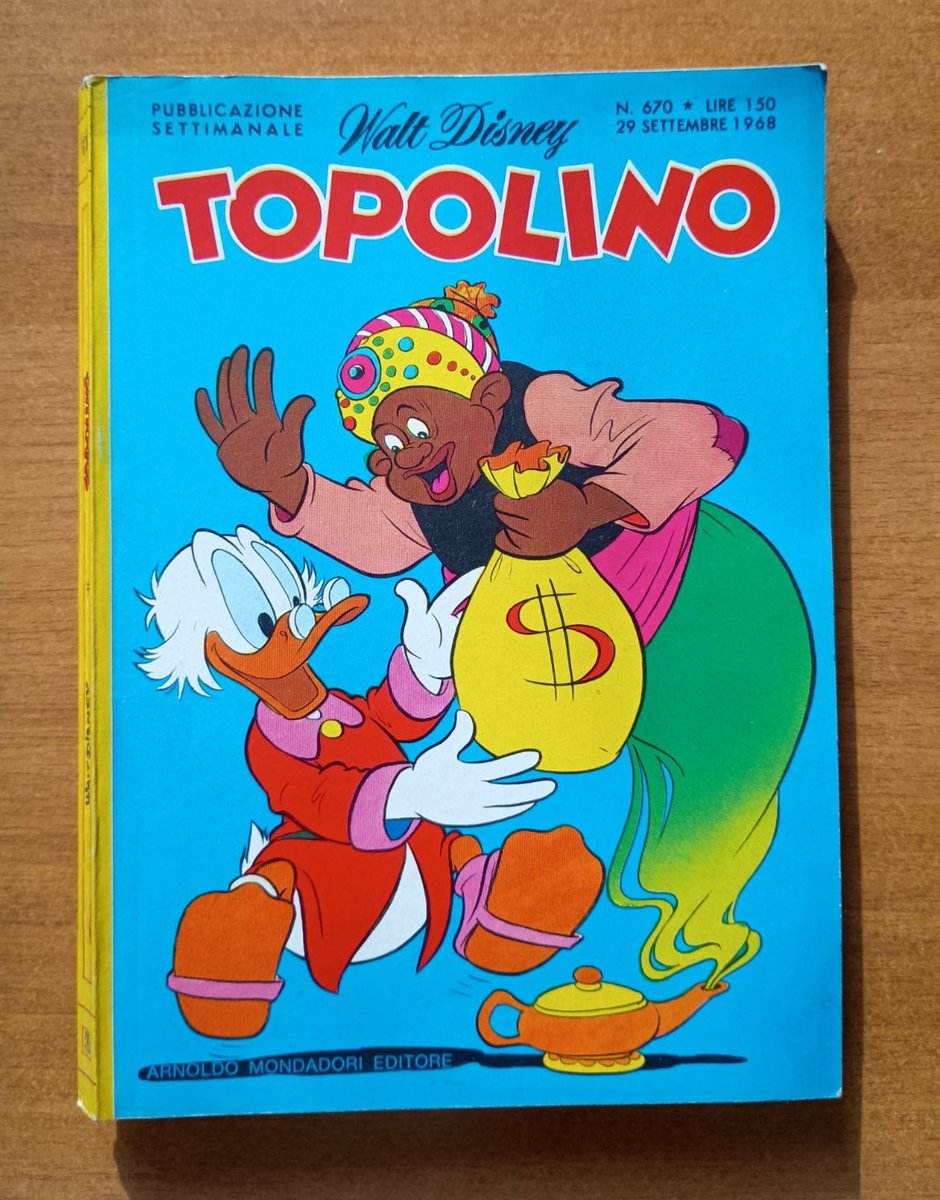 TOPOLINO LIBRETTO N. 670 DEL 1968 CON PUNTI E GIOCHI NON SVOLTI - DA EDICOLA