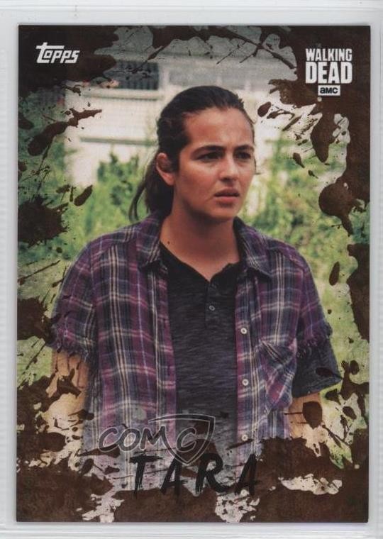 2017 Topps The Walking Dead Season 7 Characters Mud 50/50 Tara #C-12 d8k