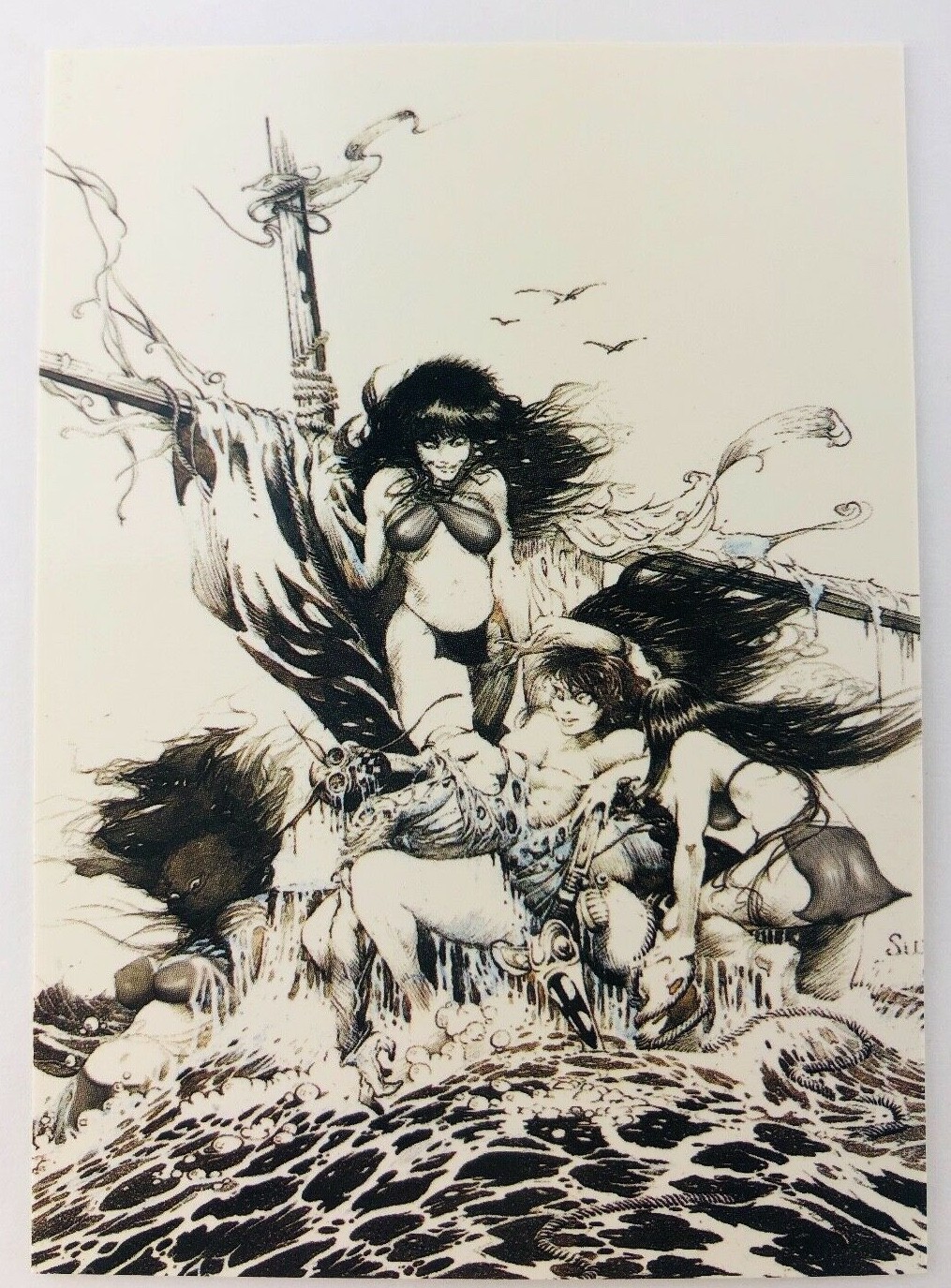 1995 FPG Art of Art Suydam Trading Card #44 Le Sirene