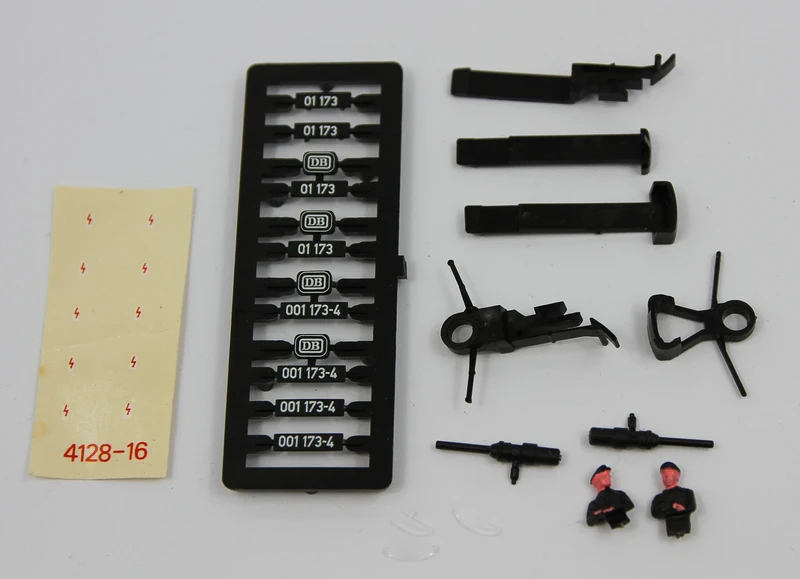 Roco aggiuntivi ganci figurini targhe e decals BR 01 scala HO 1:87