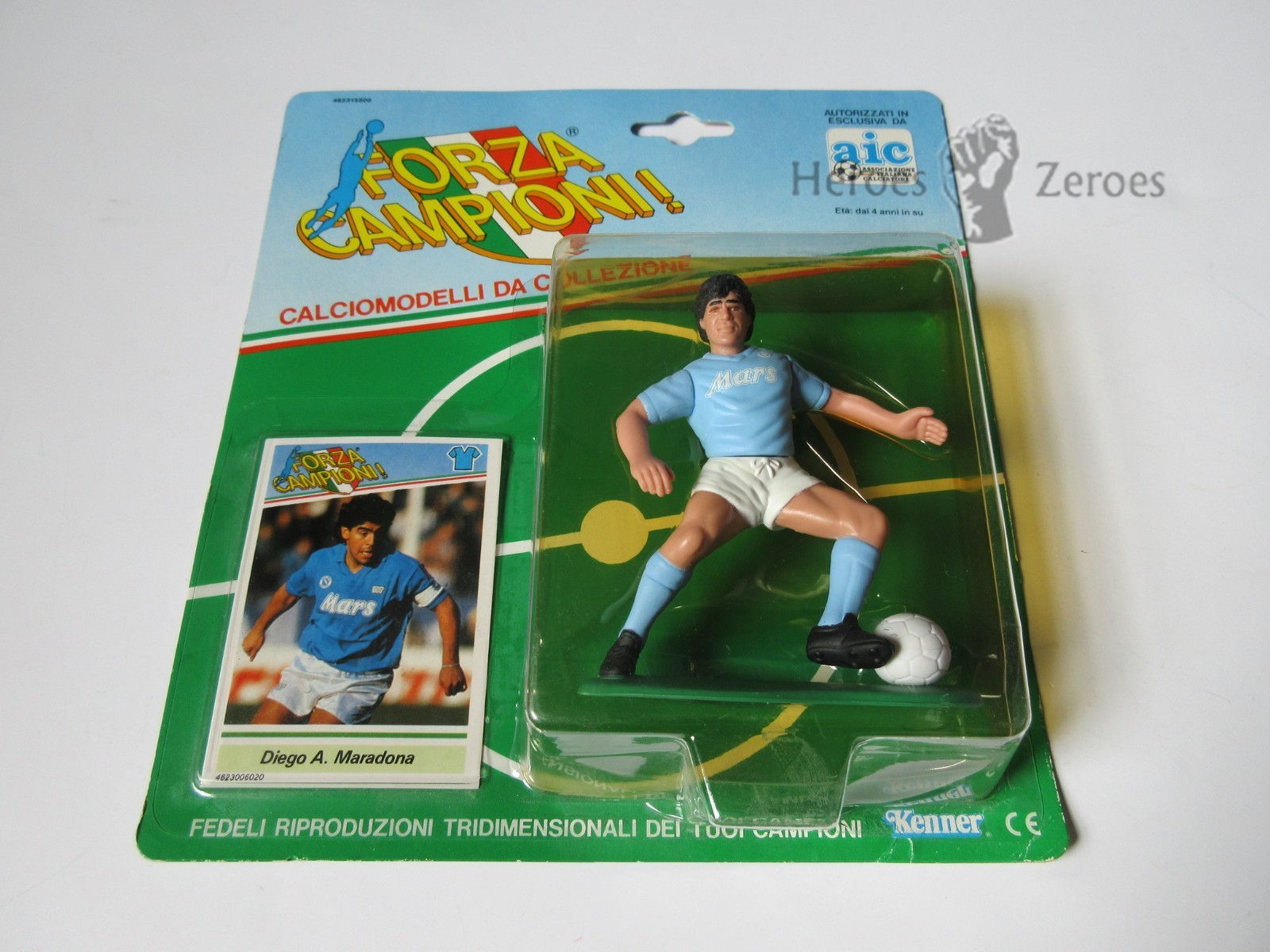 Kenner Starting Lineup SLU Forza Campioni! DIEGO A. MARADONA Napoli nuovo con scatola 1989