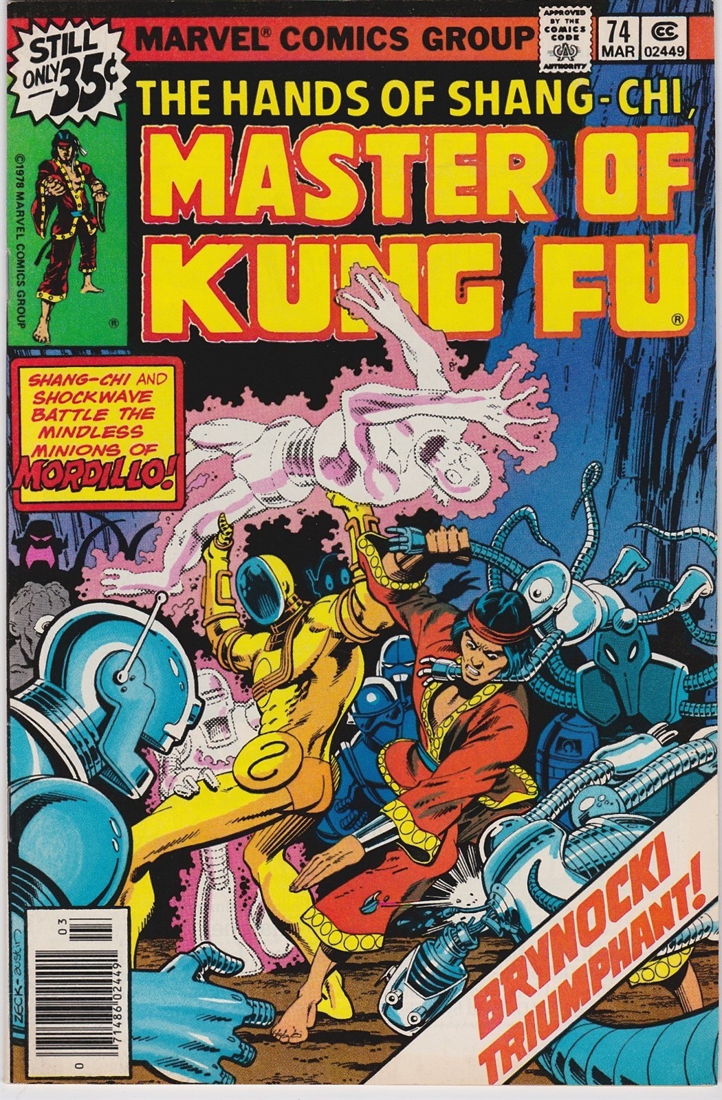 MASTER OF KUNG FU #74, MARCH 1979! VF/NM CONDITION!! MARVEL CLASSIC!!