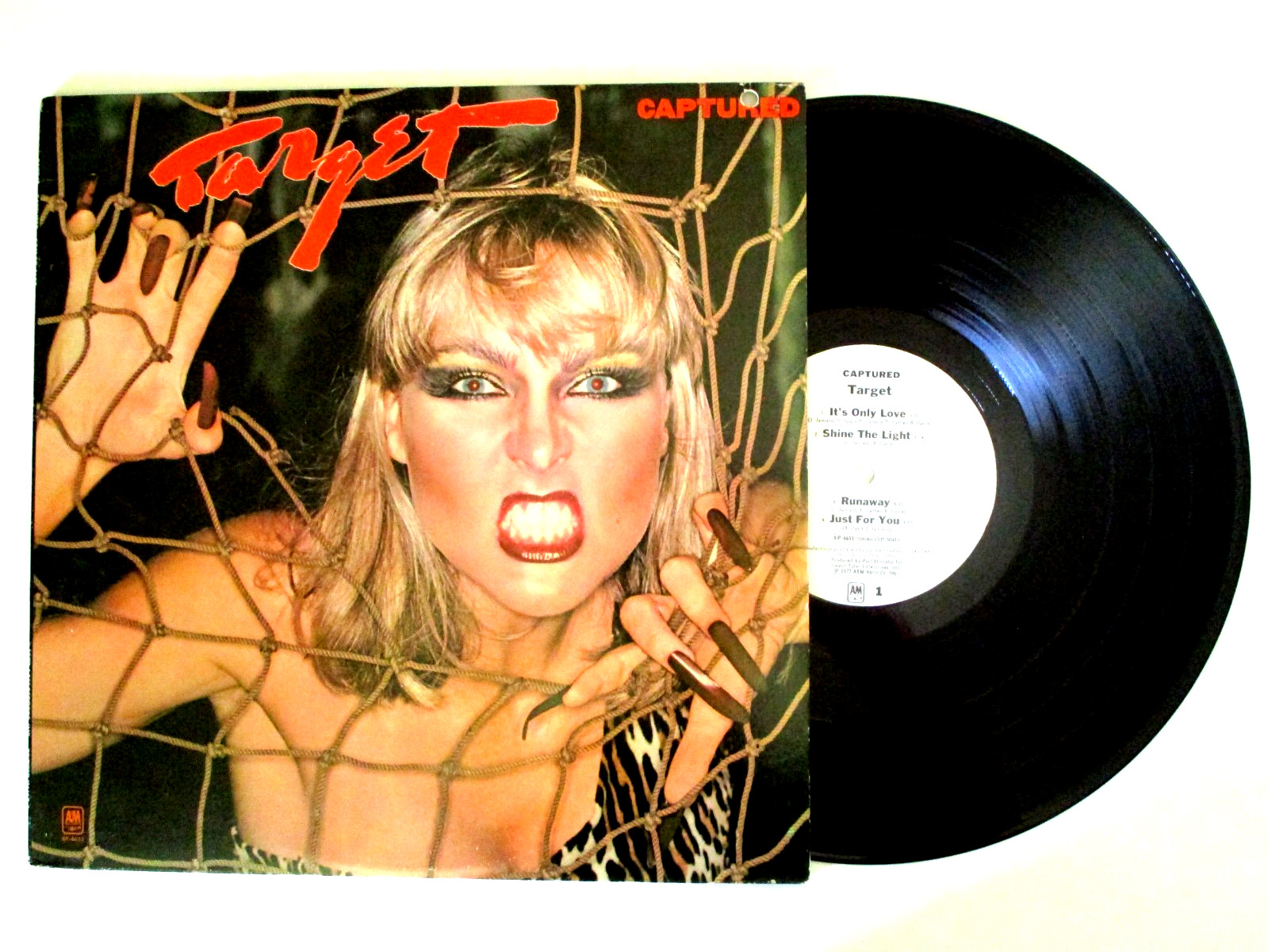 TARGET CAPTURED LP ORIGINAL 1977 VINYL HARD ROCK JIMI JAMISON SURVIVOR