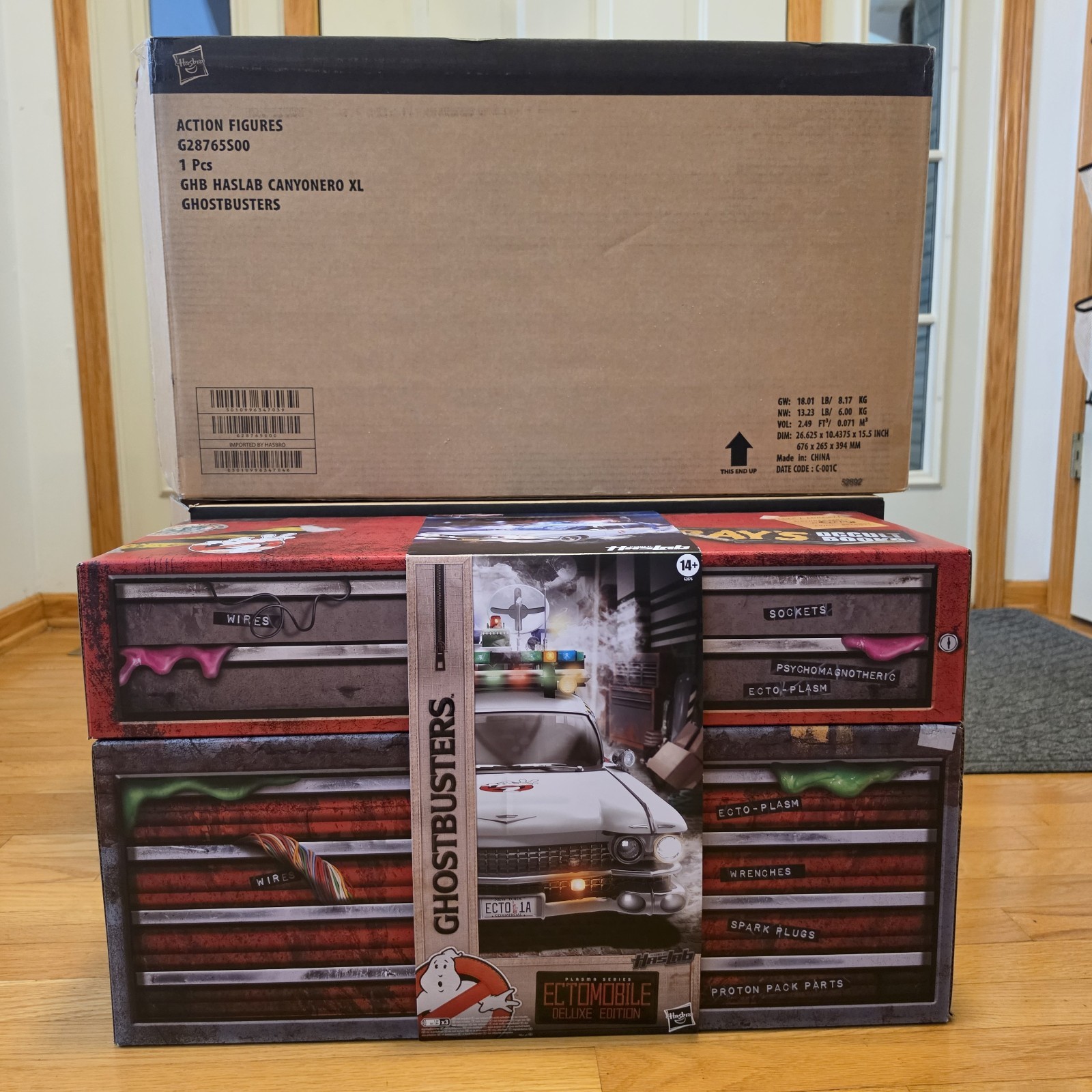 HasLab Ghostbusters Plasma Series Ecto-1 Ectomobile Deluxe Anniversary SEALED