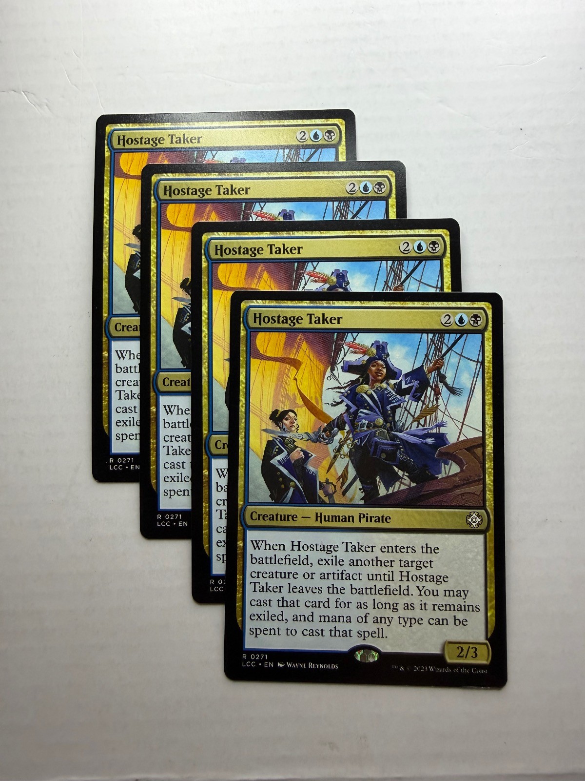 Hostage Taker x4 271 Le Caverne Perdute di Ixalan Playset Magic: The Gathering LP