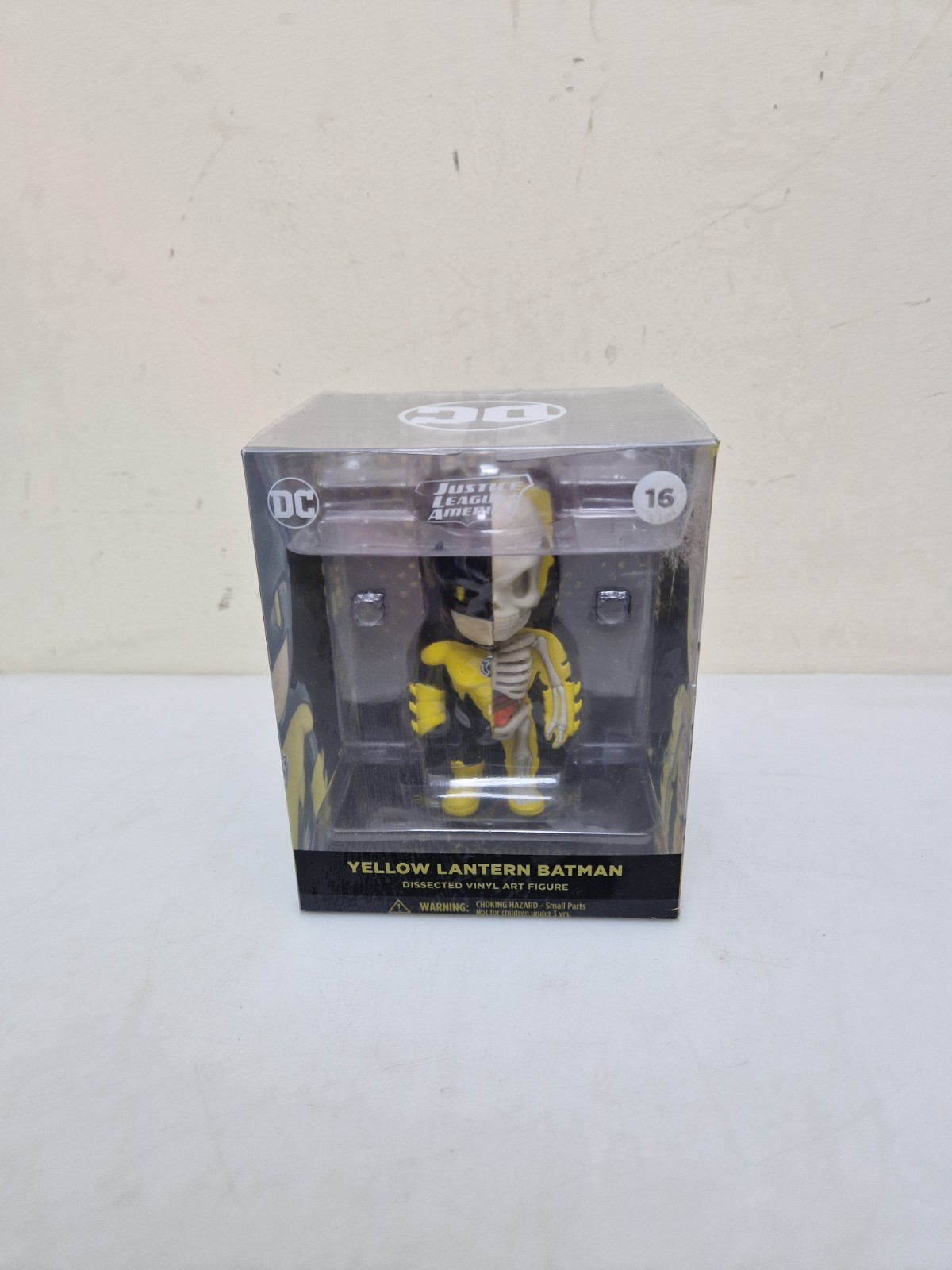 Batman Lanterna Gialla - Figura XXRay Ossa Scheletro Sezionate - Mighty Jaxx - DC