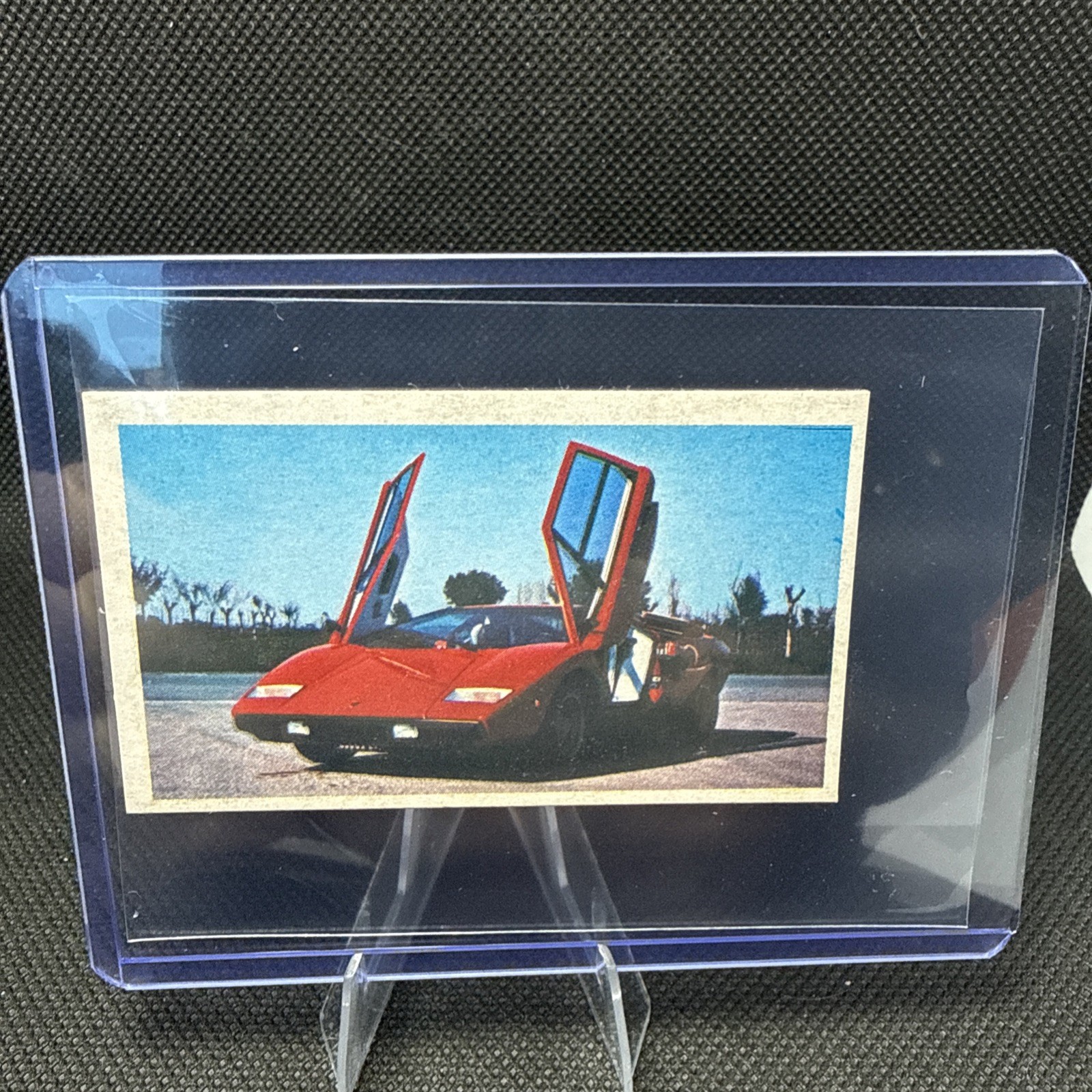 Porta Forbice Scheda Supercar Vintage Giapponese Lamborghini Countach LP400