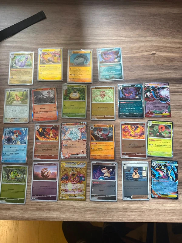 Lot de cartes Pokémon EX – Dracaufeu doré, Amphinobi, Ectoplasma