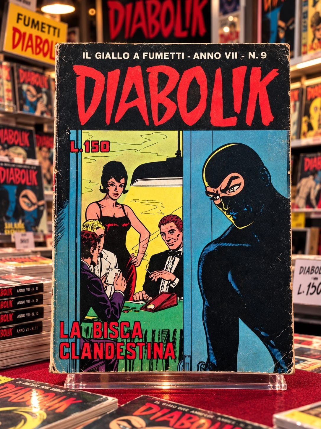 DIABOLIK ANNO VII-7°, N. 9 ORIGINALE 1968
