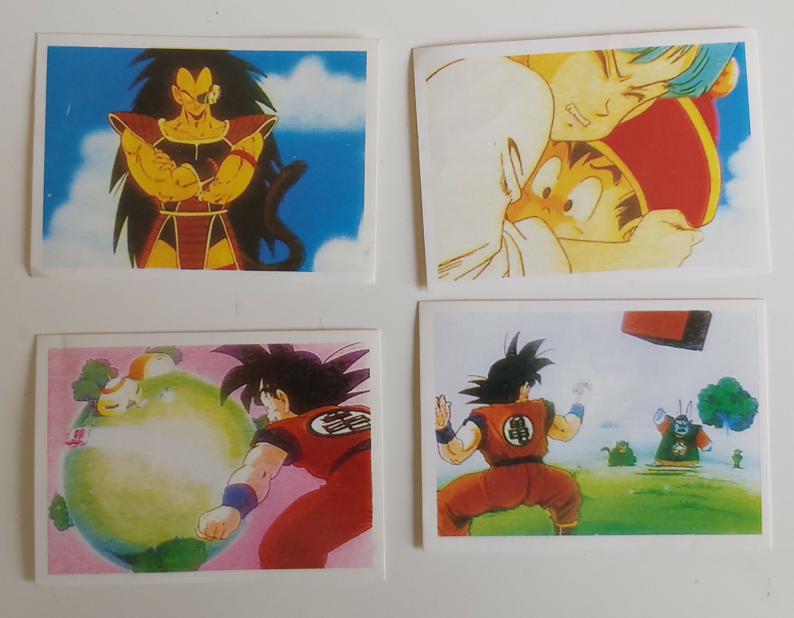 57121 Fg77/ Lotto 4 Figurine - ed. Panini - Dragon Ball Z - Toei Animation