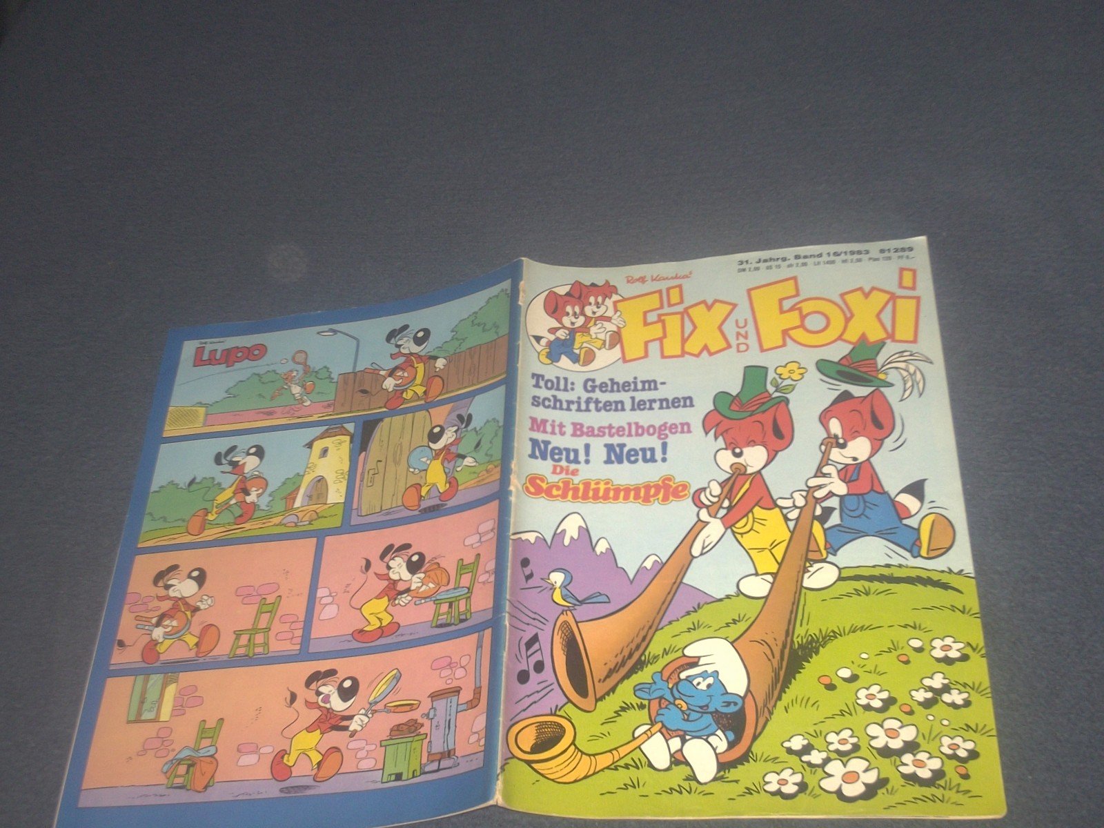 FIX UND FOXI FUMETTO 31° ANNO VOLUME N.16/1983 + FOGLIO FAI DA TE