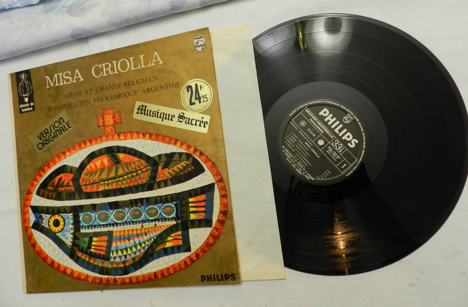 LP, Ariel Ramirez – Misa Criolla Messe Et Chants, Philips FRANCE, VG+ to VG++