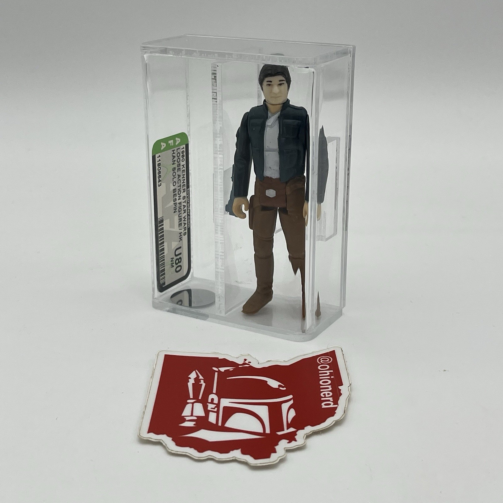 Vintage 1980 Kenner Star Wars ESB Han Solo Bespin Outfit Graded AFA U80 Not CAS