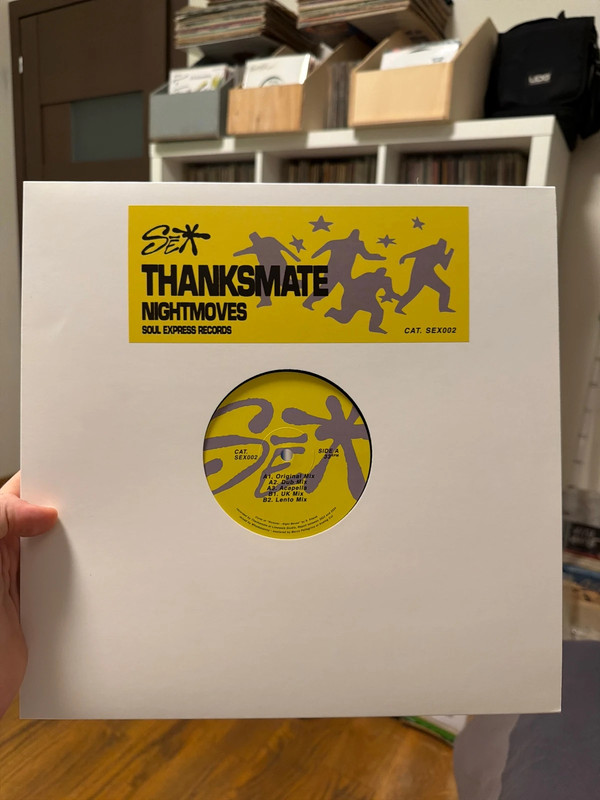 Thanksmate - Nightmoves 12” vinyl house techno