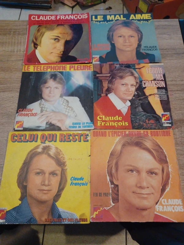 Lot vinyl Claude François