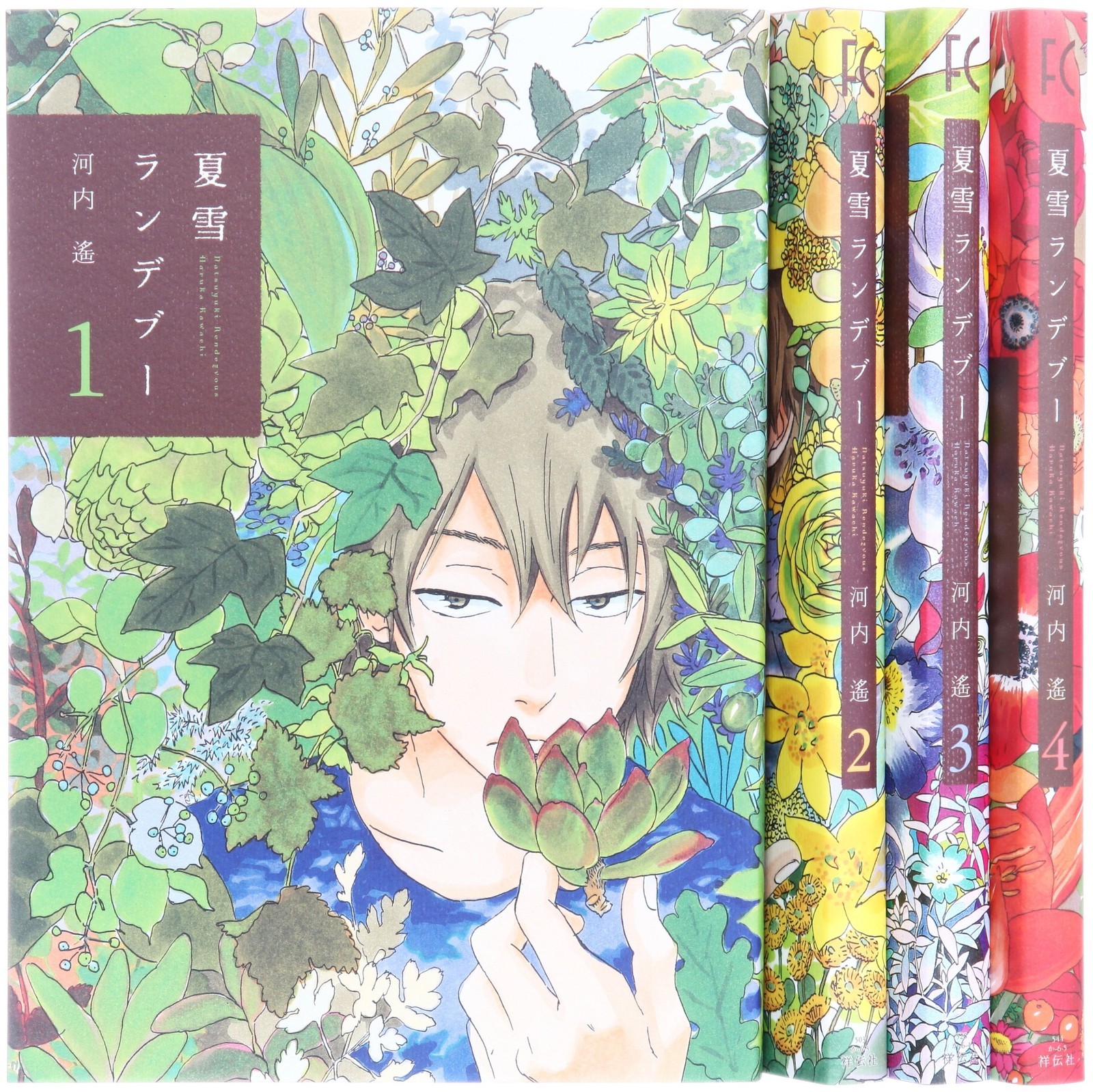Shodensha Natsuyuki Rendezvous Comic set completo di 4 volumi Feel Comics