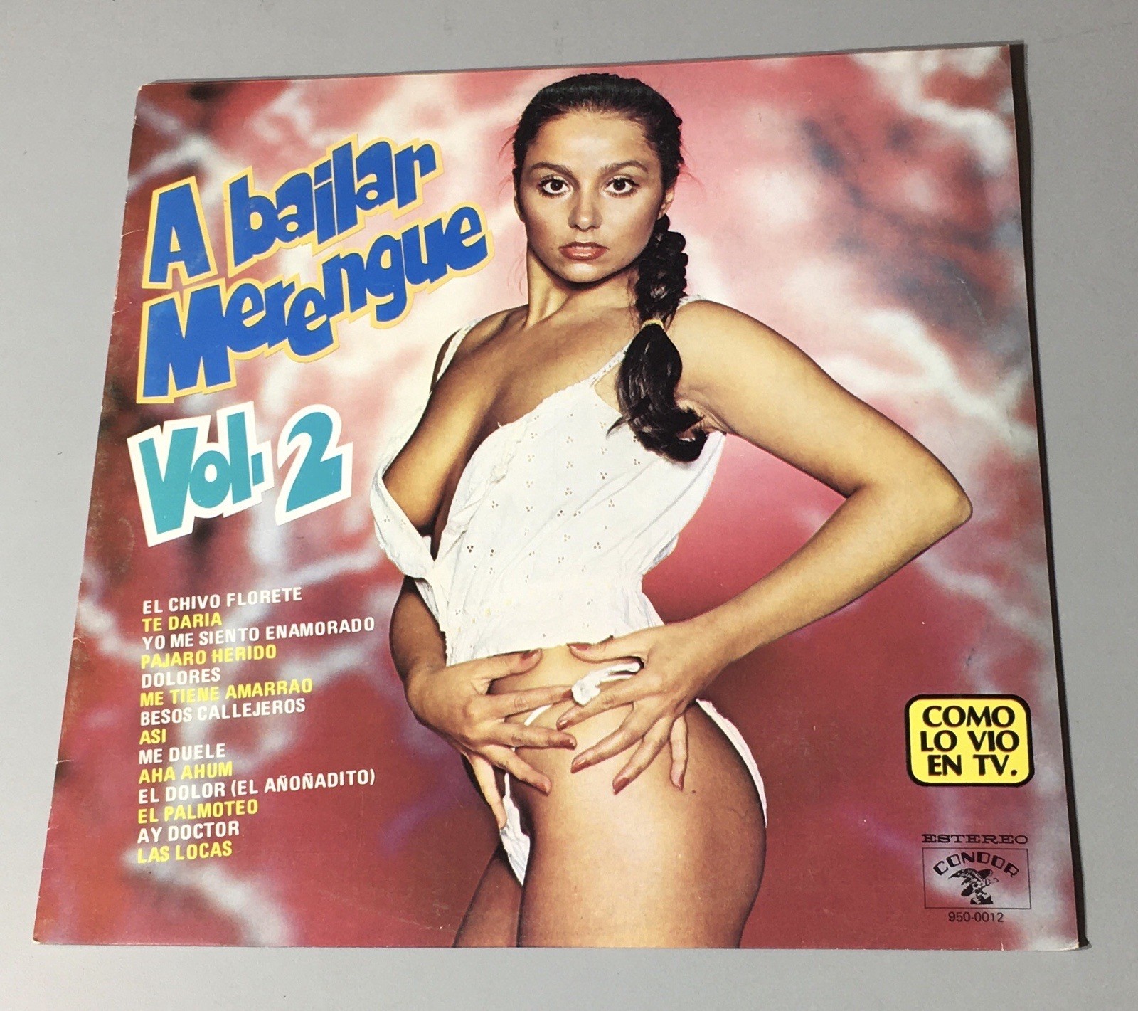 A Bailar Merengue Vol. 2 Edgar Barragan Vinyl LP Record Spanish VTG 1986 (EX)