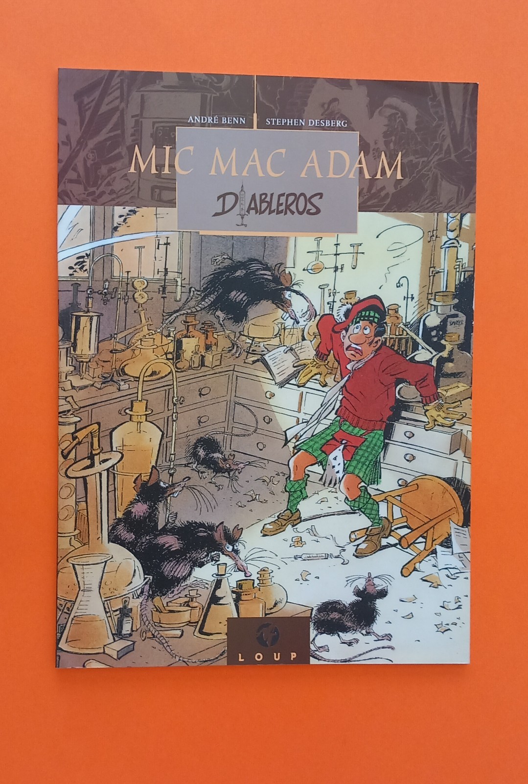DESBERG MIC MAC ADAM DIABLEROS SIGNE EO 2000 EDITION LOUP COMME NEUF
