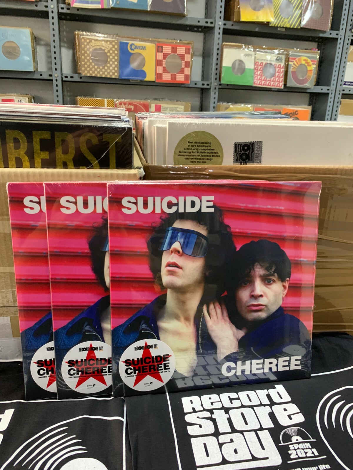 SUICIDE 10" CHEREE EDIZIONE LIMITATA VINILE TRASPARENTE RSD 2021