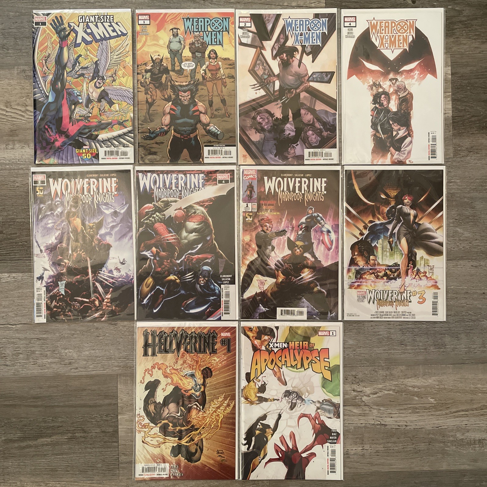Wolverine X-Men Comic Book Lot(10x) Bagged & Boarded Marvel Bundle —FAST SHIP!—