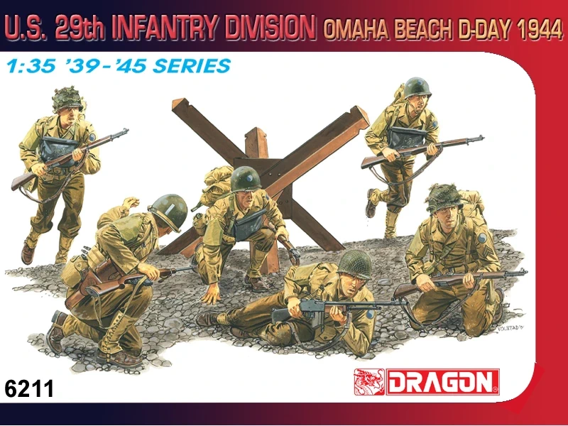 Dragon 29th infantry division Omaha beach us Soldier 1:35 WWII