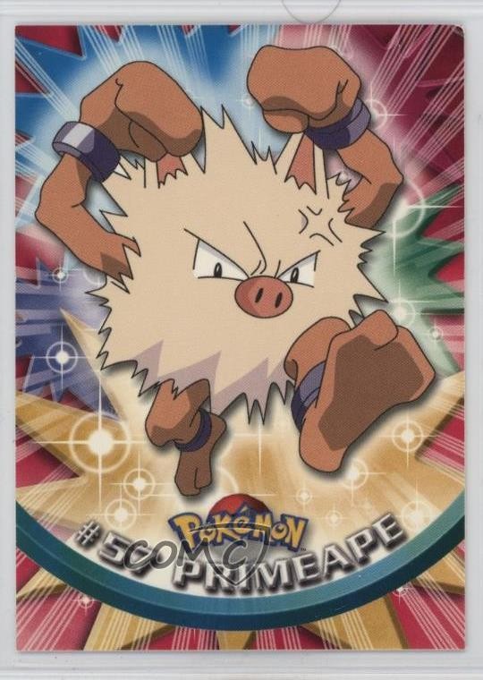 Primeape seconda stampa (logo Topps nero) #57 1999 1gh7