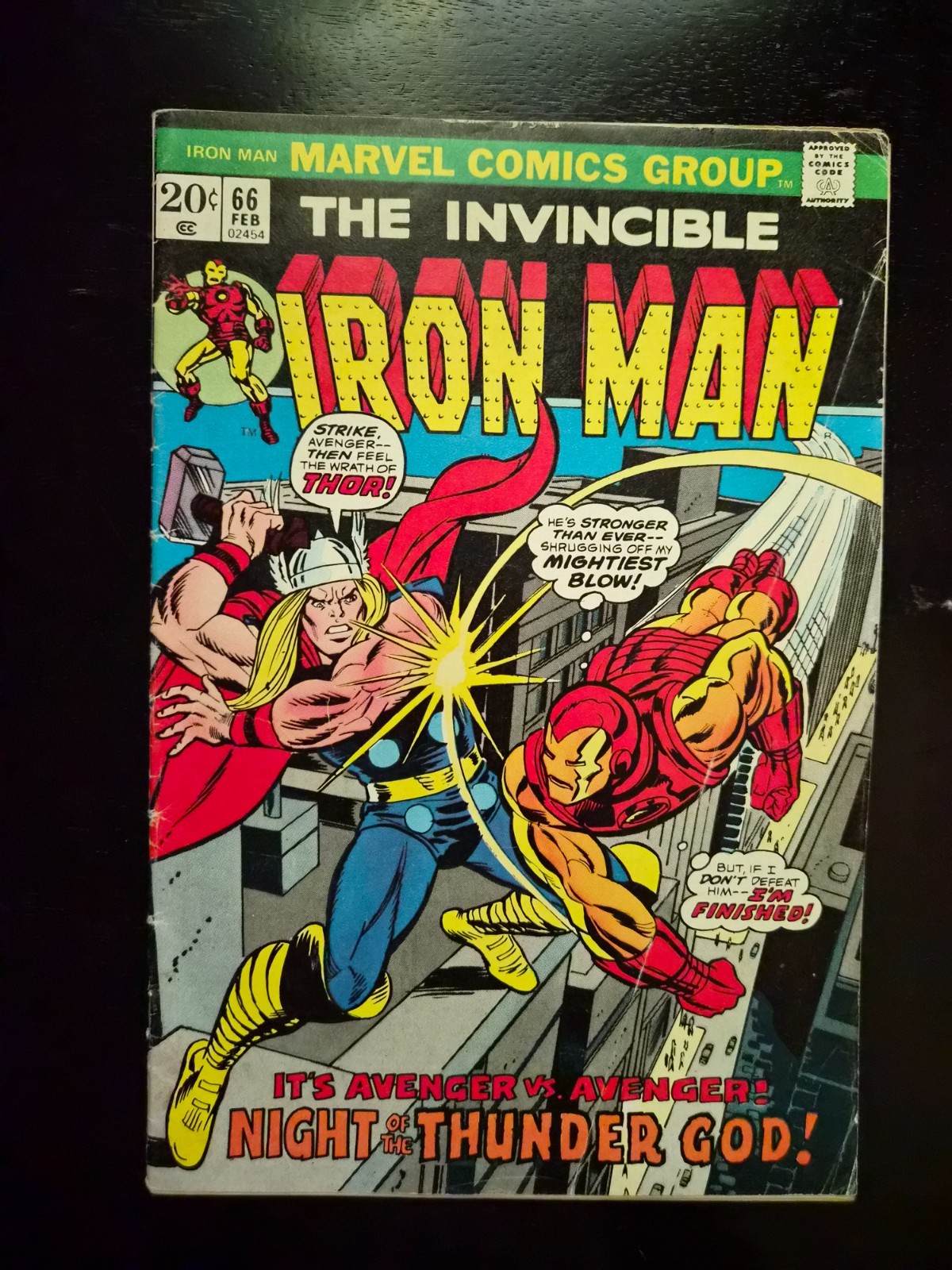 Iron Man #66 VF/NM High Grade Thor Gil Kane Tuska Marvel Bronze Age 1974